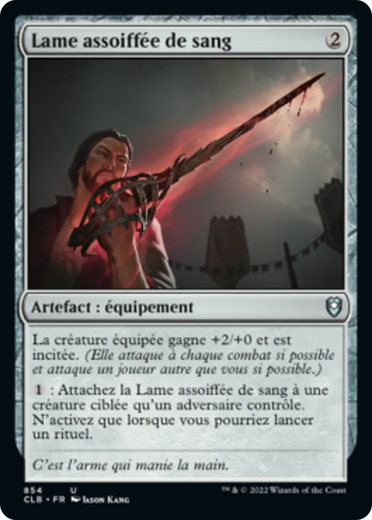 Lame assoiffée de sang — Commander Legends: Battle for Baldur's Gate — Magic: The Gathering