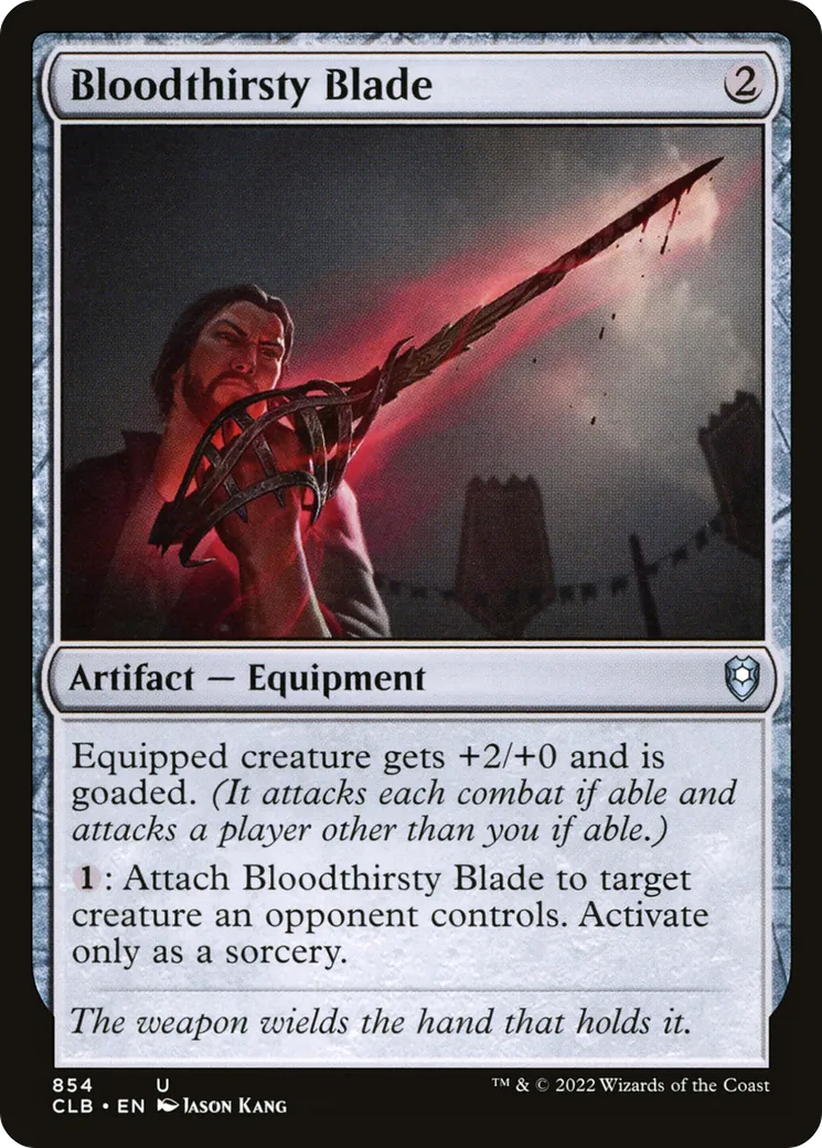 Bloodthirsty Blade — Commander Legends: Battle for Baldur's Gate — Magic: The Gathering