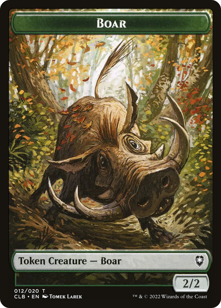 Boar — Commander Legends: Battle for Baldur's Gate — Magic: The Gathering