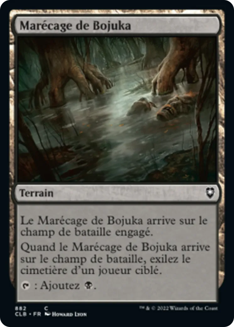 Marécage de Bojuka — Commander Legends: Battle for Baldur's Gate — Magic: The Gathering