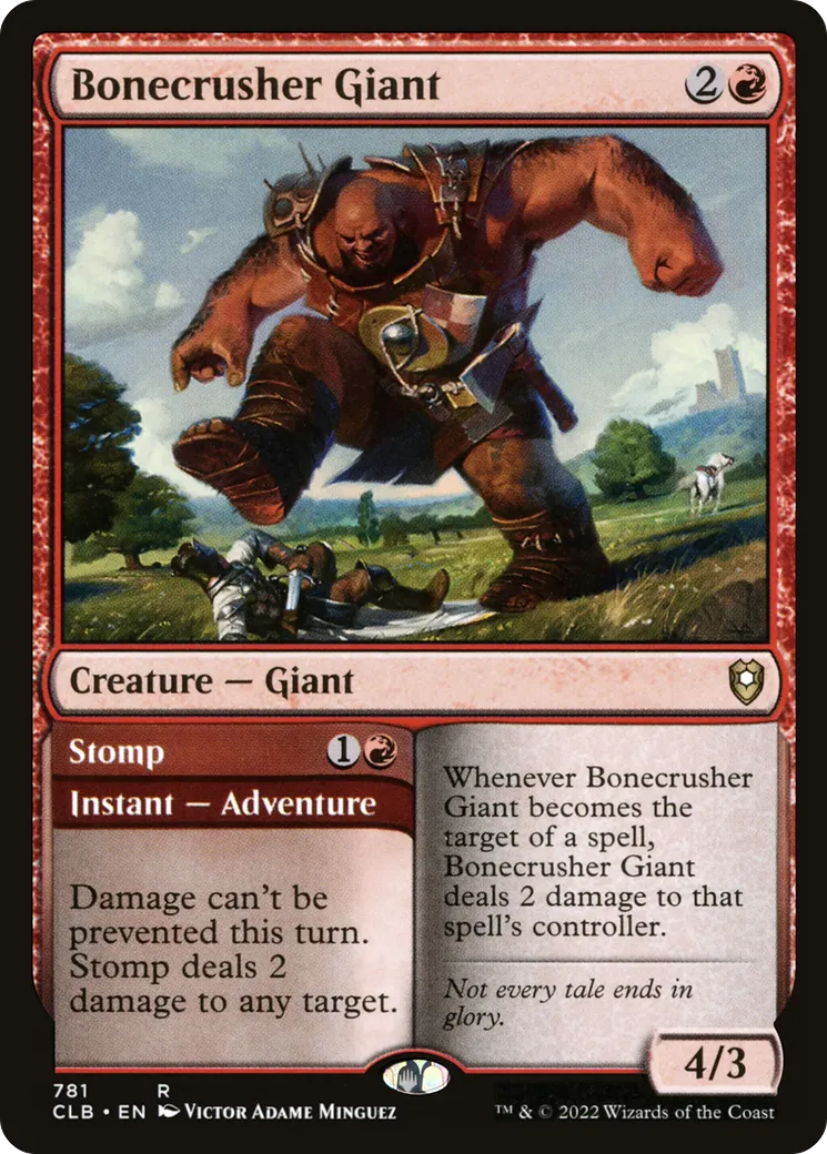 Géant craque-os // Piétineur — Commander Legends: Battle for Baldur's Gate — Magic: The Gathering