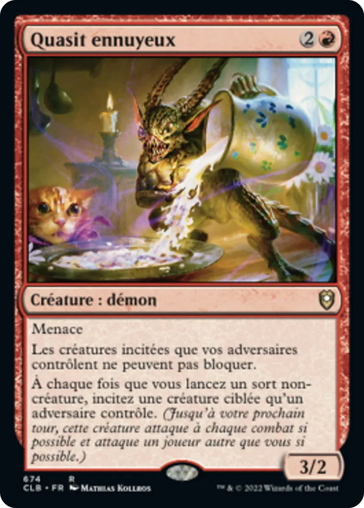 Quasit ennuyeux from Commander Legends: Battle for Baldur's Gate - Magic: The Gathering