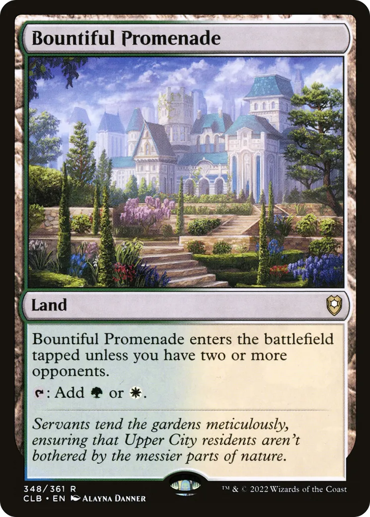Bountiful Promenade — Commander Legends: Battle for Baldur's Gate — Magic: The Gathering