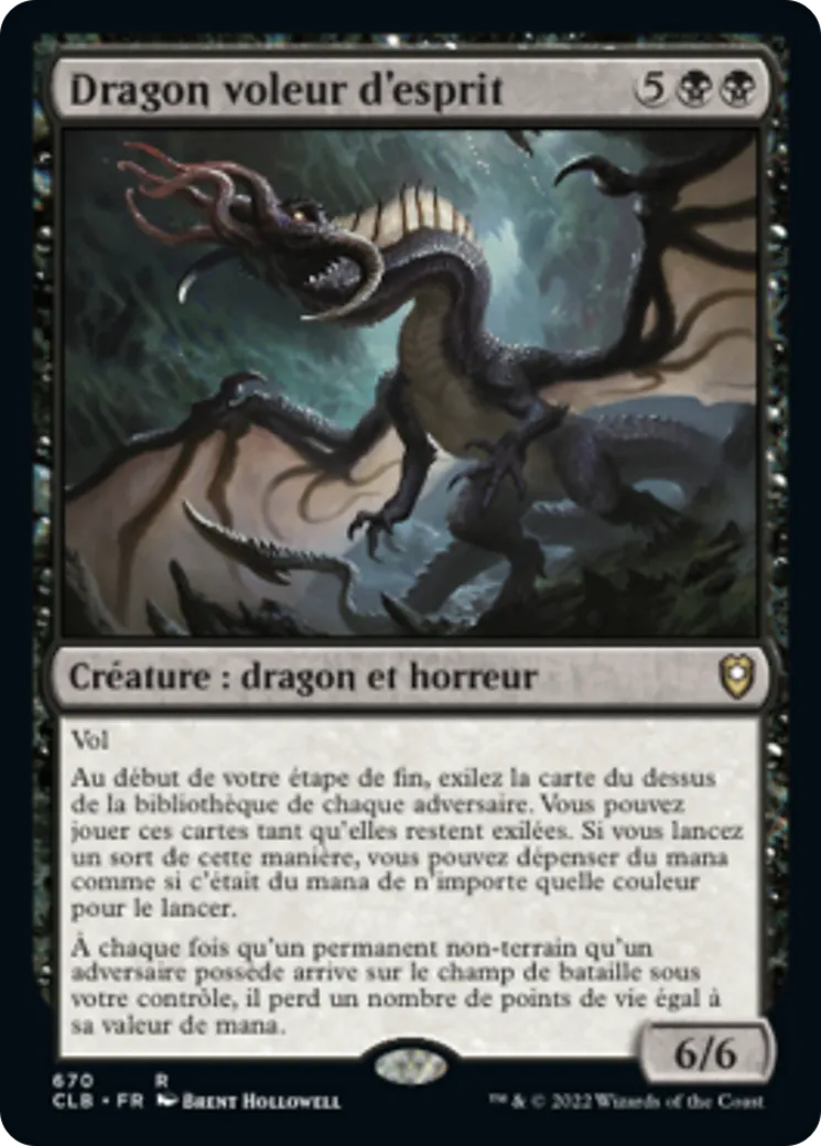 Dragon voleur d'esprit — Commander Legends: Battle for Baldur's Gate — Magic: The Gathering
