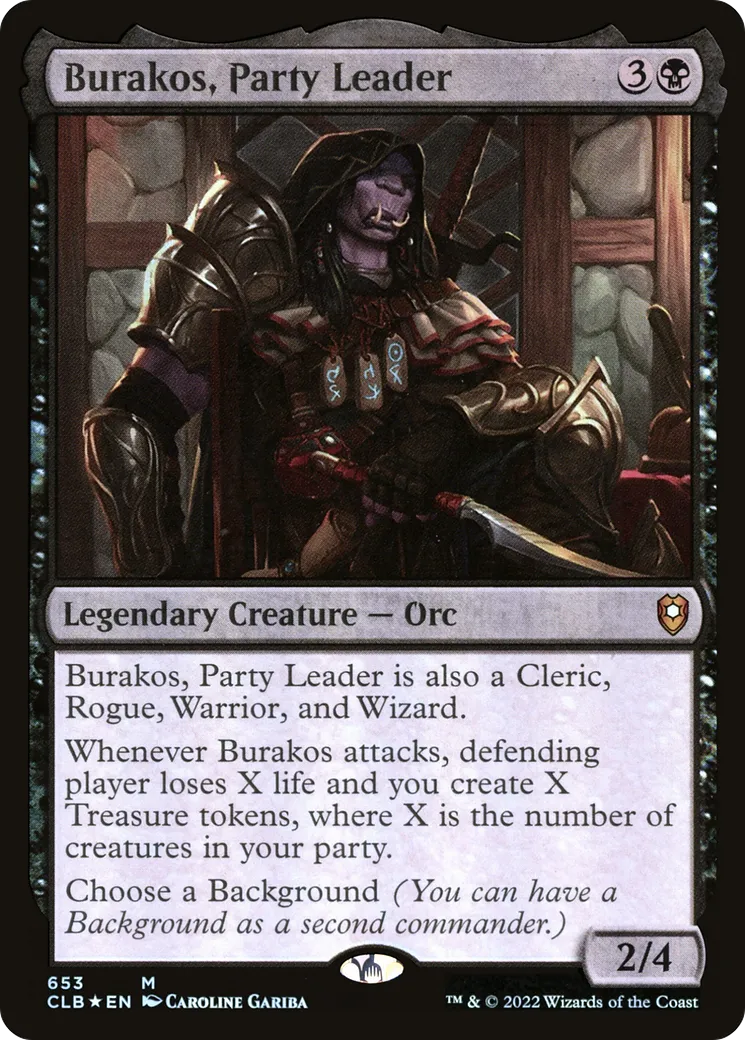 Burakos, Party Leader — Commander Legends: Battle for Baldur's Gate — Magic: The Gathering