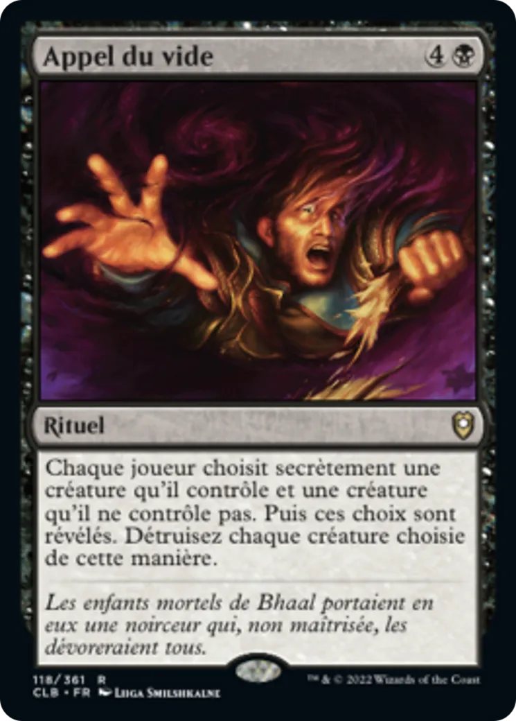 Appel du vide — Commander Legends: Battle for Baldur's Gate — Magic: The Gathering