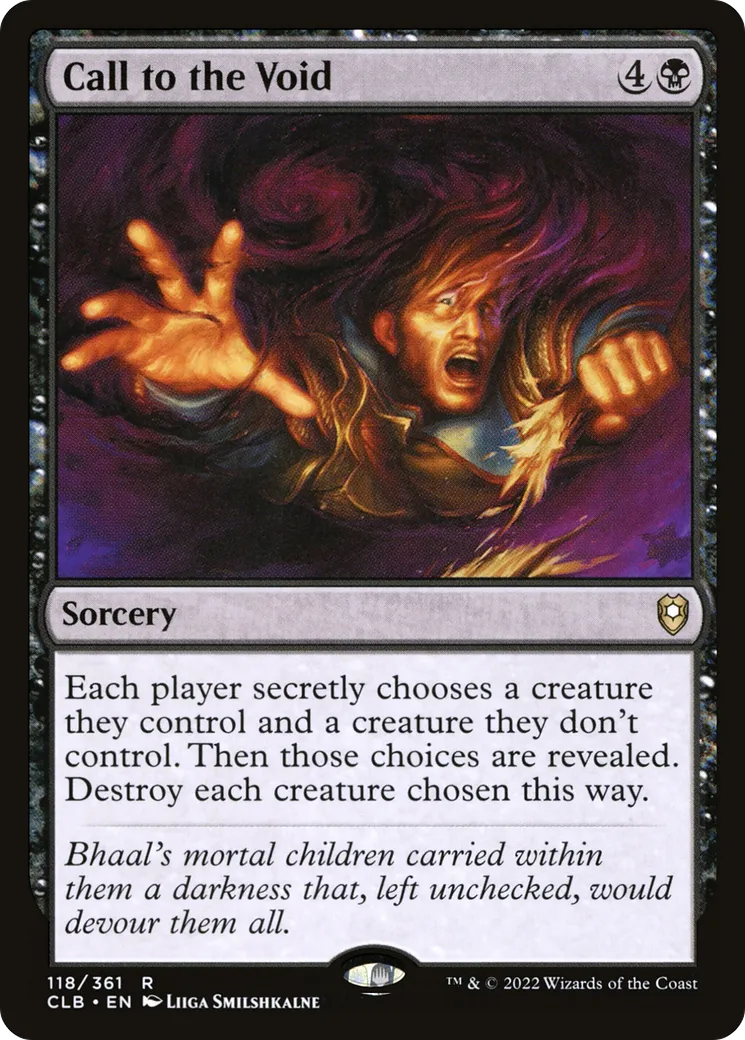 Call to the Void — Commander Legends: Battle for Baldur's Gate — Magic: The Gathering