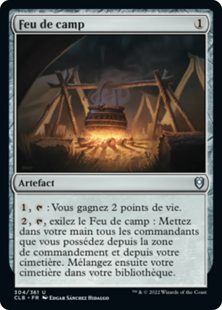 Feu de camp — Commander Legends: Battle for Baldur's Gate — Magic: The Gathering