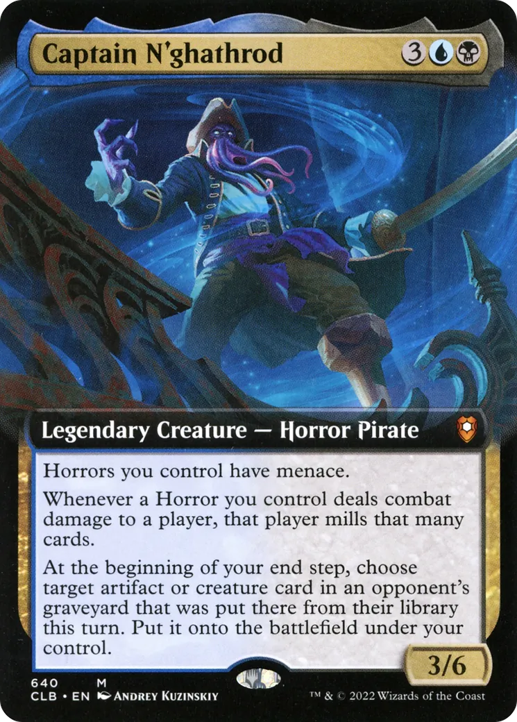 Captain N'ghathrod — Commander Legends: Battle for Baldur's Gate — Magic: The Gathering