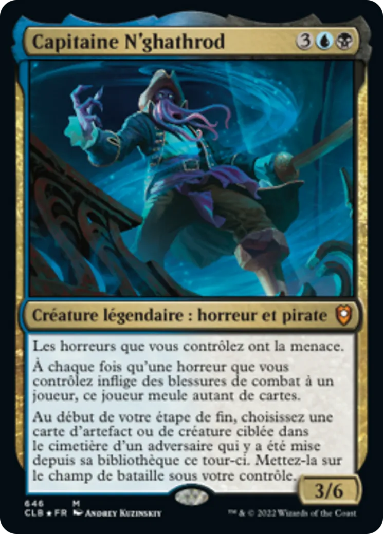 Capitaine N'ghathrod — Commander Legends: Battle for Baldur's Gate — Magic: The Gathering