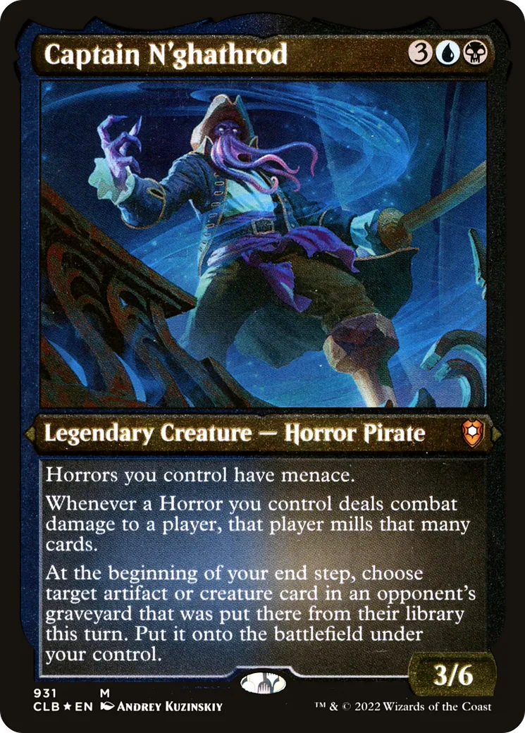 Captain N'ghathrod — Commander Legends: Battle for Baldur's Gate — Magic: The Gathering