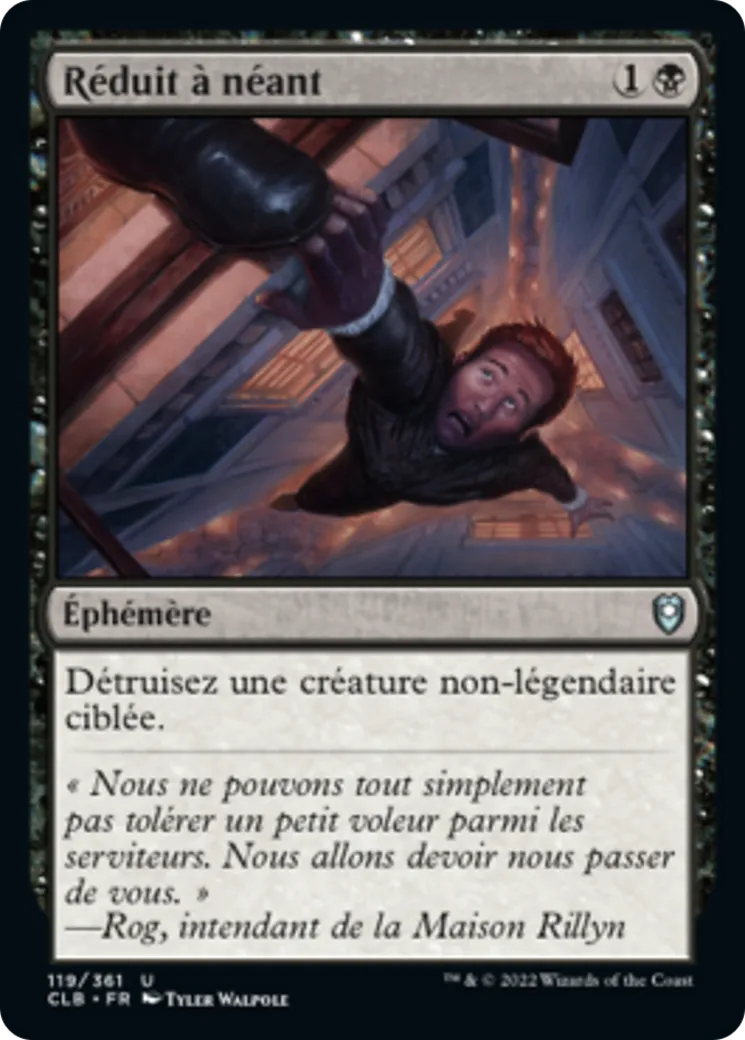 Réduit à néant — Commander Legends: Battle for Baldur's Gate — Magic: The Gathering