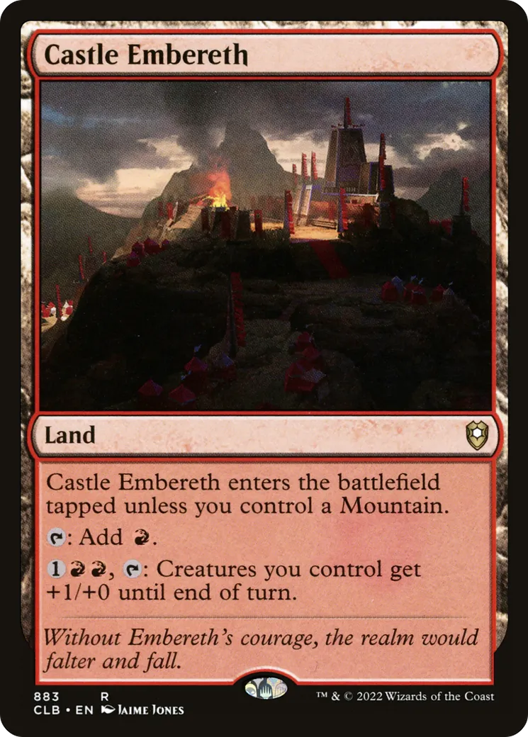 Castle Embereth — Commander Legends: Battle for Baldur's Gate — Magic: The Gathering