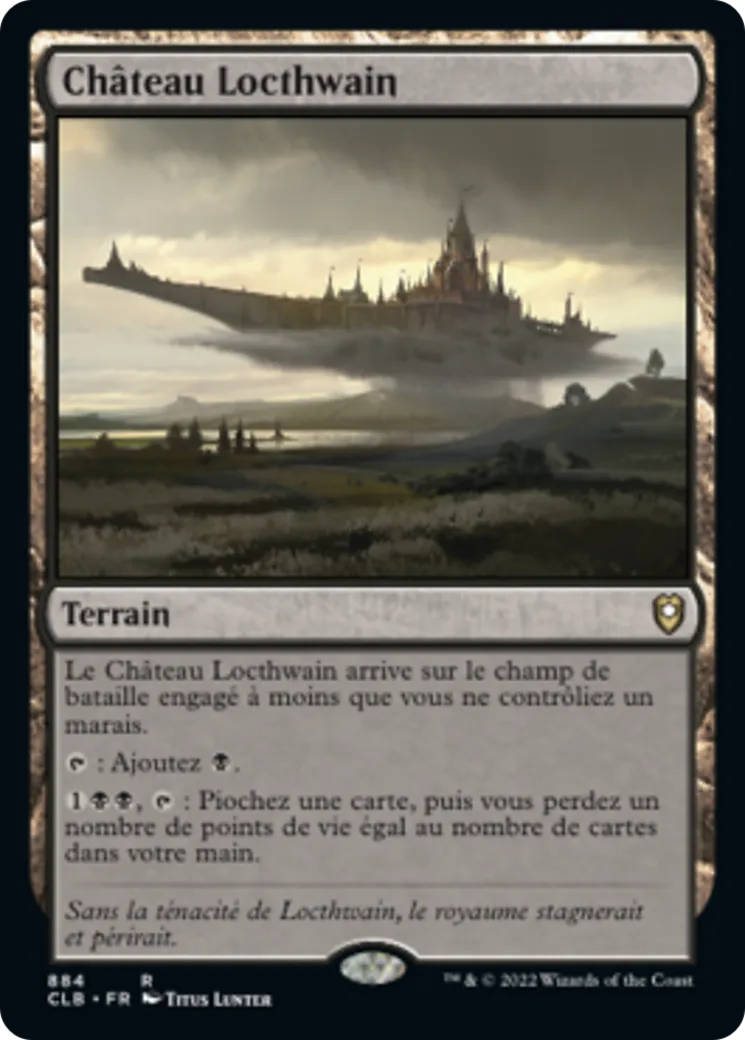 Château Locthwain — Commander Legends: Battle for Baldur's Gate — Magic: The Gathering