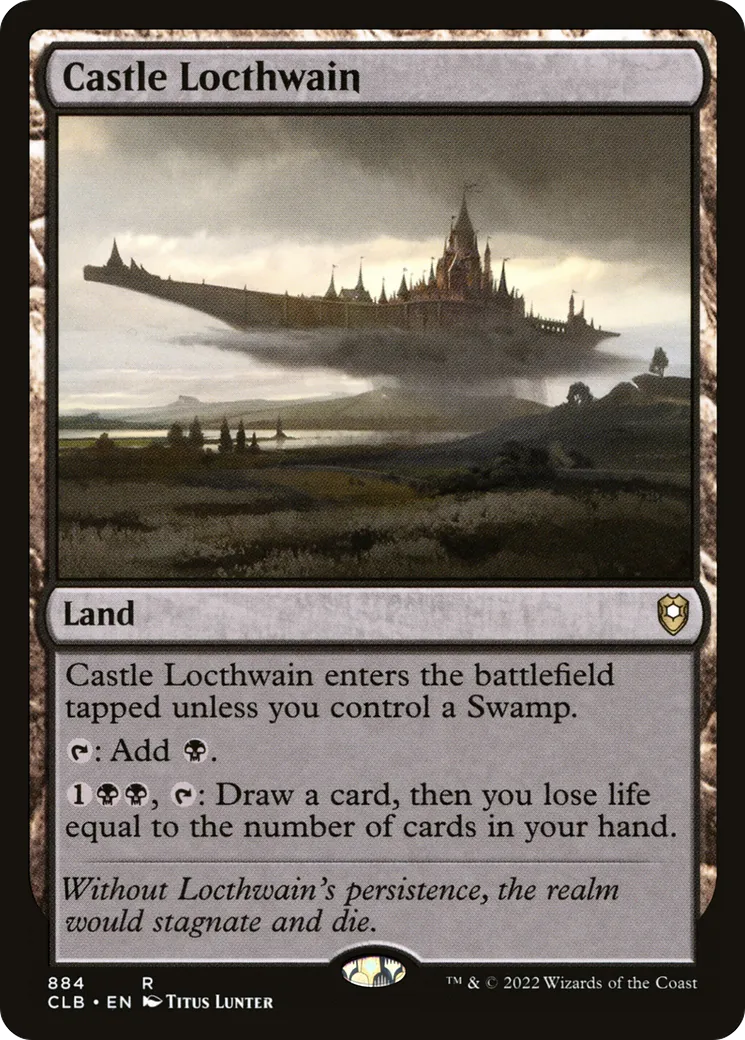 Castle Locthwain — Commander Legends: Battle for Baldur's Gate — Magic: The Gathering