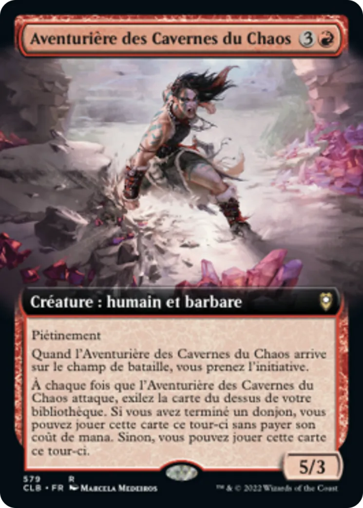 Aventurière des Cavernes du Chaos from Commander Legends: Battle for Baldur's Gate - Magic: The Gathering