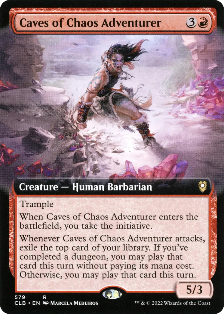 Caves of Chaos Adventurer — Commander Legends: Battle for Baldur's Gate — Magic: The Gathering