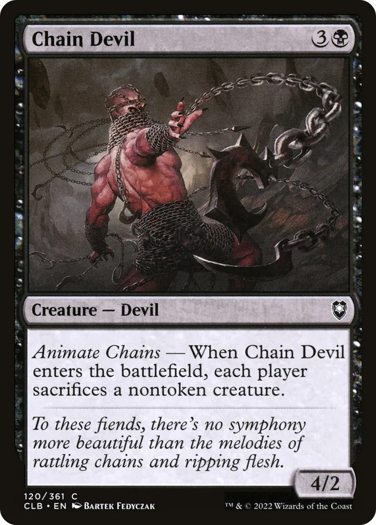 Chain Devil — Commander Legends: Battle for Baldur's Gate — Magic: The Gathering