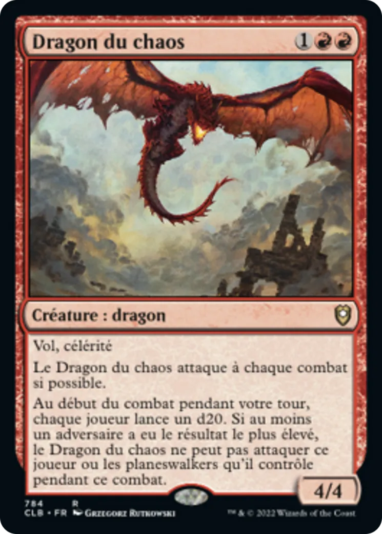 Dragon du chaos — Commander Legends: Battle for Baldur's Gate — Magic: The Gathering