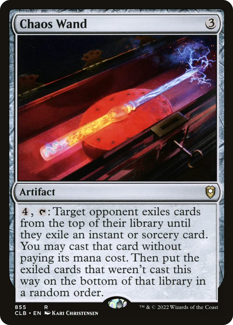 Chaos Wand — Commander Legends: Battle for Baldur's Gate — Magic: The Gathering