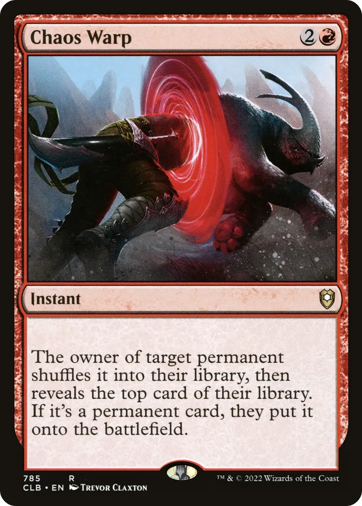 Distorsion chaotique — Commander Legends: Battle for Baldur's Gate — Magic: The Gathering
