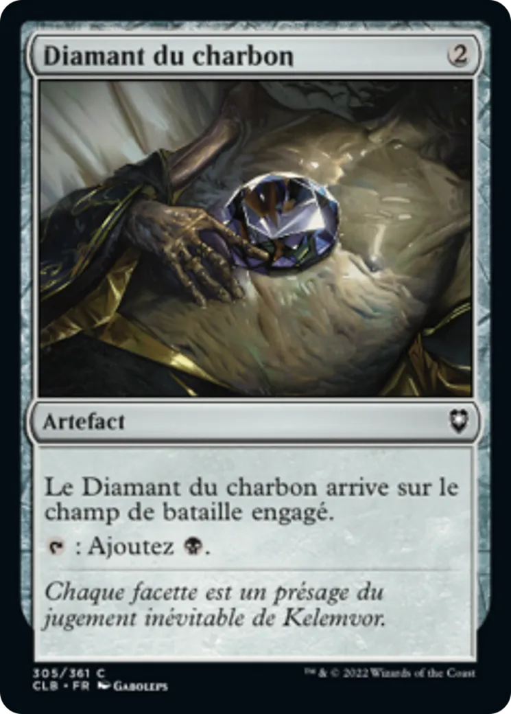 Diamant du charbon — Commander Legends: Battle for Baldur's Gate — Magic: The Gathering