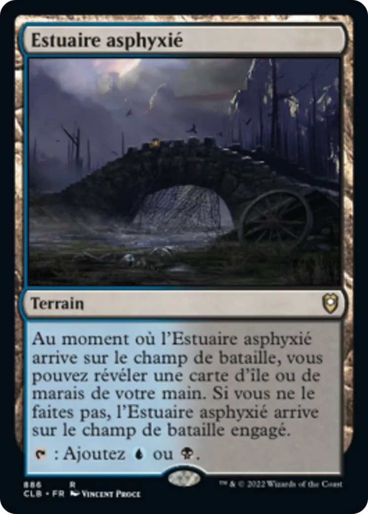 Estuaire asphyxié from Commander Legends: Battle for Baldur's Gate - Magic: The Gathering