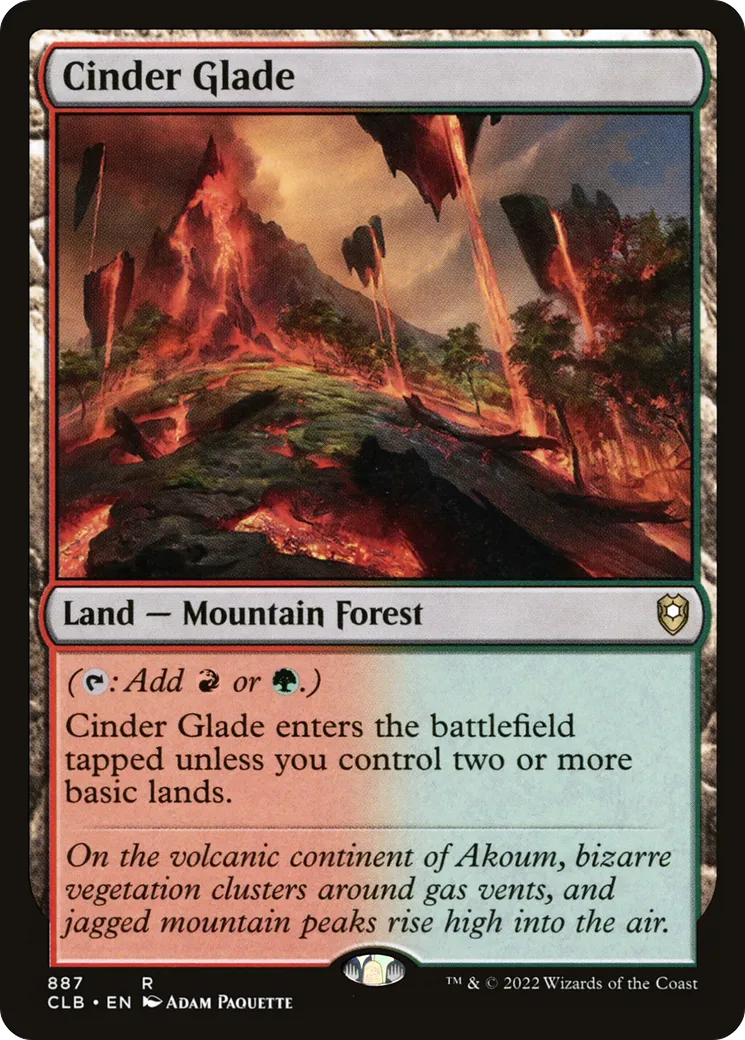 Cinder Glade — Commander Legends: Battle for Baldur's Gate — Magic: The Gathering