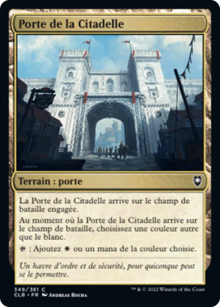 Porte de la Citadelle — Commander Legends: Battle for Baldur's Gate — Magic: The Gathering