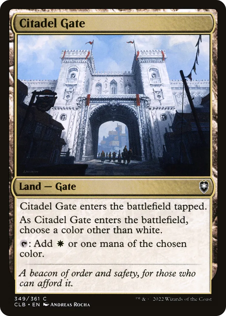 Citadel Gate — Commander Legends: Battle for Baldur's Gate — Magic: The Gathering