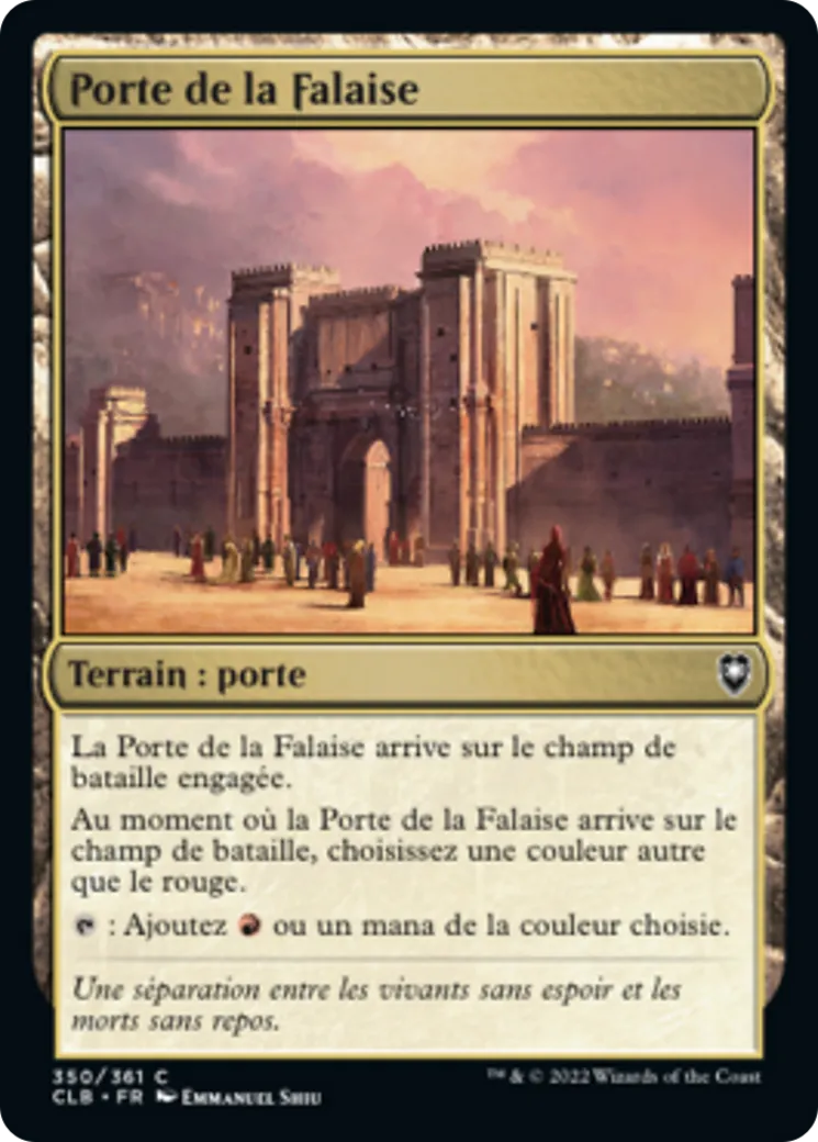 Porte de la Falaise — Commander Legends: Battle for Baldur's Gate — Magic: The Gathering