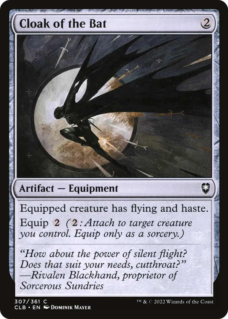 Cloak of the Bat — Commander Legends: Battle for Baldur's Gate — Magic: The Gathering