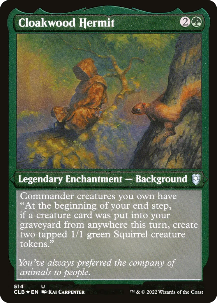 Ermite de Bois-manteau — Commander Legends: Battle for Baldur's Gate — Magic: The Gathering