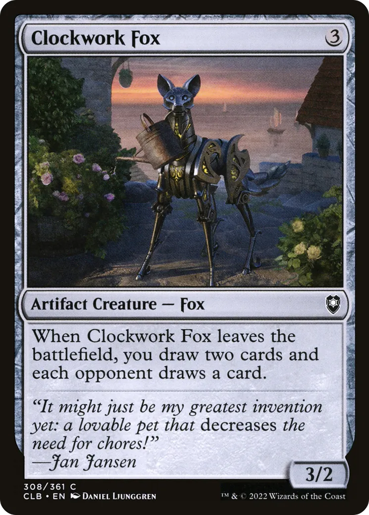 Renard mécanique — Commander Legends: Battle for Baldur's Gate — Magic: The Gathering