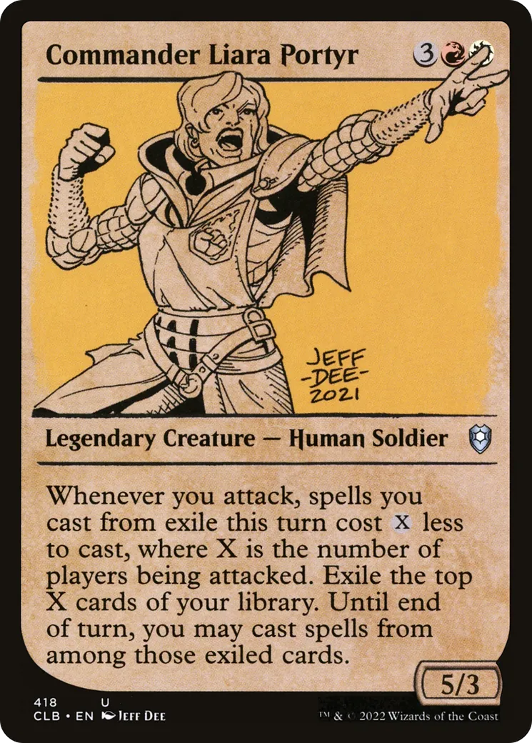 Commander Liara Portyr — Commander Legends: Battle for Baldur's Gate — Magic: The Gathering