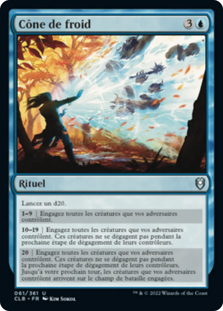 Cône de froid — Commander Legends: Battle for Baldur's Gate — Magic: The Gathering