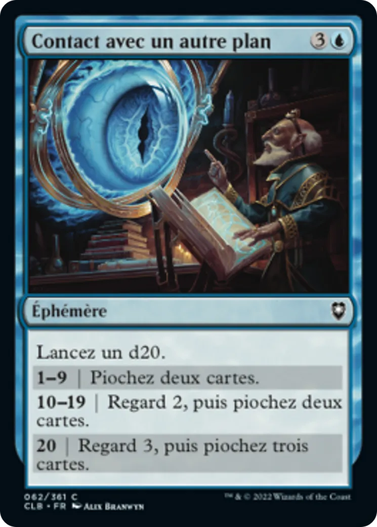 Contact avec un autre plan from Commander Legends: Battle for Baldur's Gate - Magic: The Gathering
