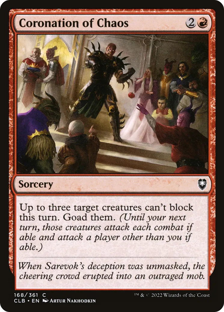 Coronation of Chaos — Commander Legends: Battle for Baldur's Gate — Magic: The Gathering