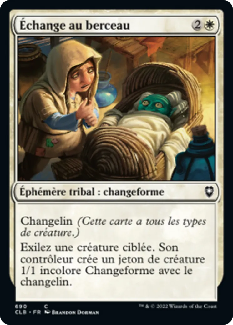 Échange au berceau — Commander Legends: Battle for Baldur's Gate — Magic: The Gathering