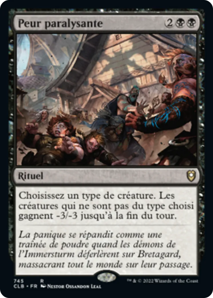 Peur paralysante — Commander Legends: Battle for Baldur's Gate — Magic: The Gathering