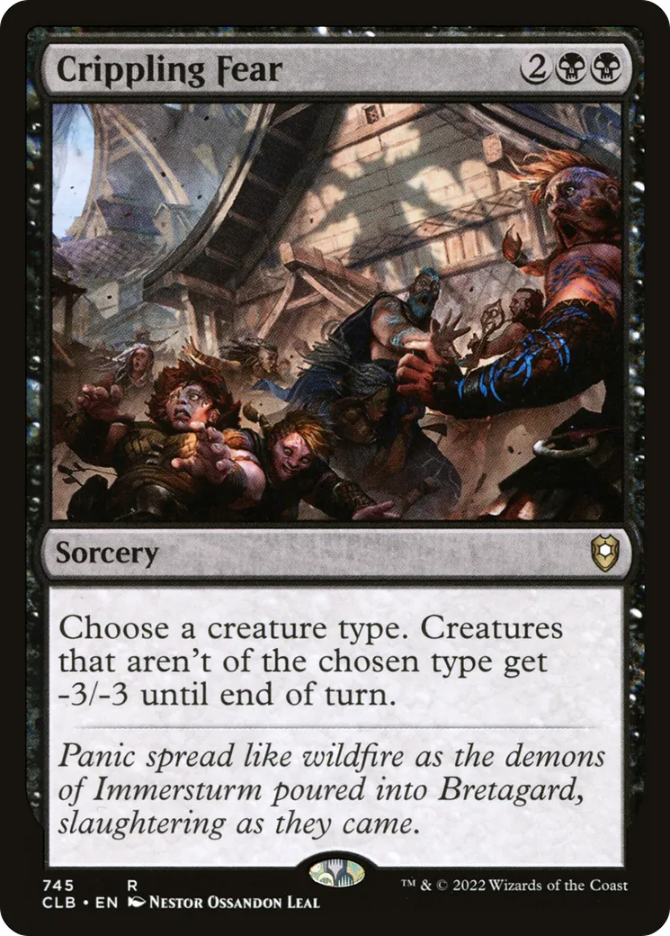 Crippling Fear — Commander Legends: Battle for Baldur's Gate — Magic: The Gathering