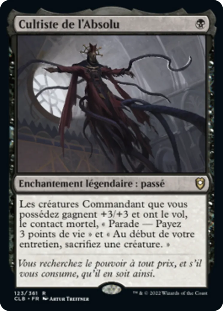 Cultiste de l'Absolu — Commander Legends: Battle for Baldur's Gate — Magic: The Gathering