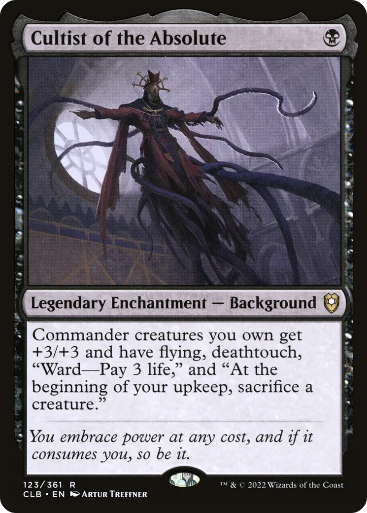 Cultist of the Absolute — Commander Legends: Battle for Baldur's Gate — Magic: The Gathering