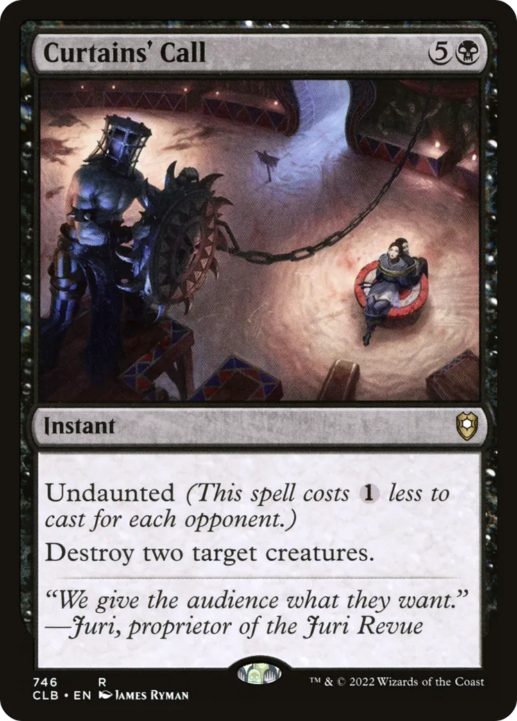 Curtains' Call from Commander Legends: Battle for Baldur's Gate - Magic: The Gathering