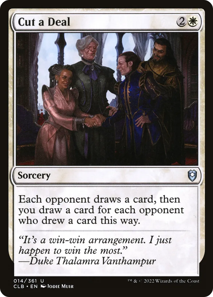Cut a Deal — Commander Legends: Battle for Baldur's Gate — Magic: The Gathering