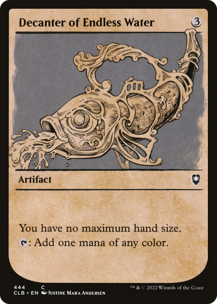 Decanter of Endless Water — Commander Legends: Battle for Baldur's Gate — Magic: The Gathering