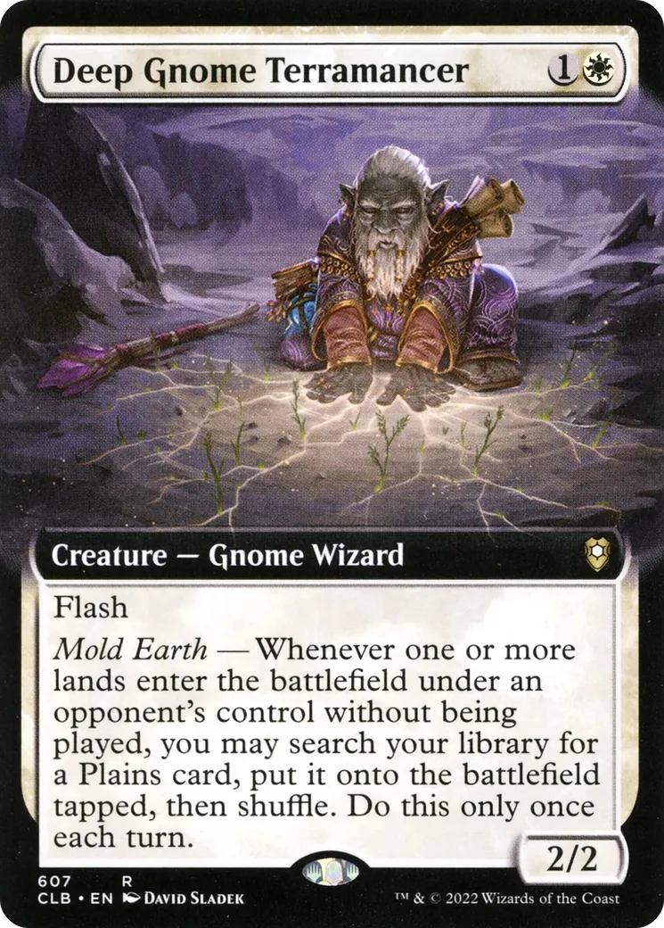 Deep Gnome Terramancer — Commander Legends: Battle for Baldur's Gate — Magic: The Gathering