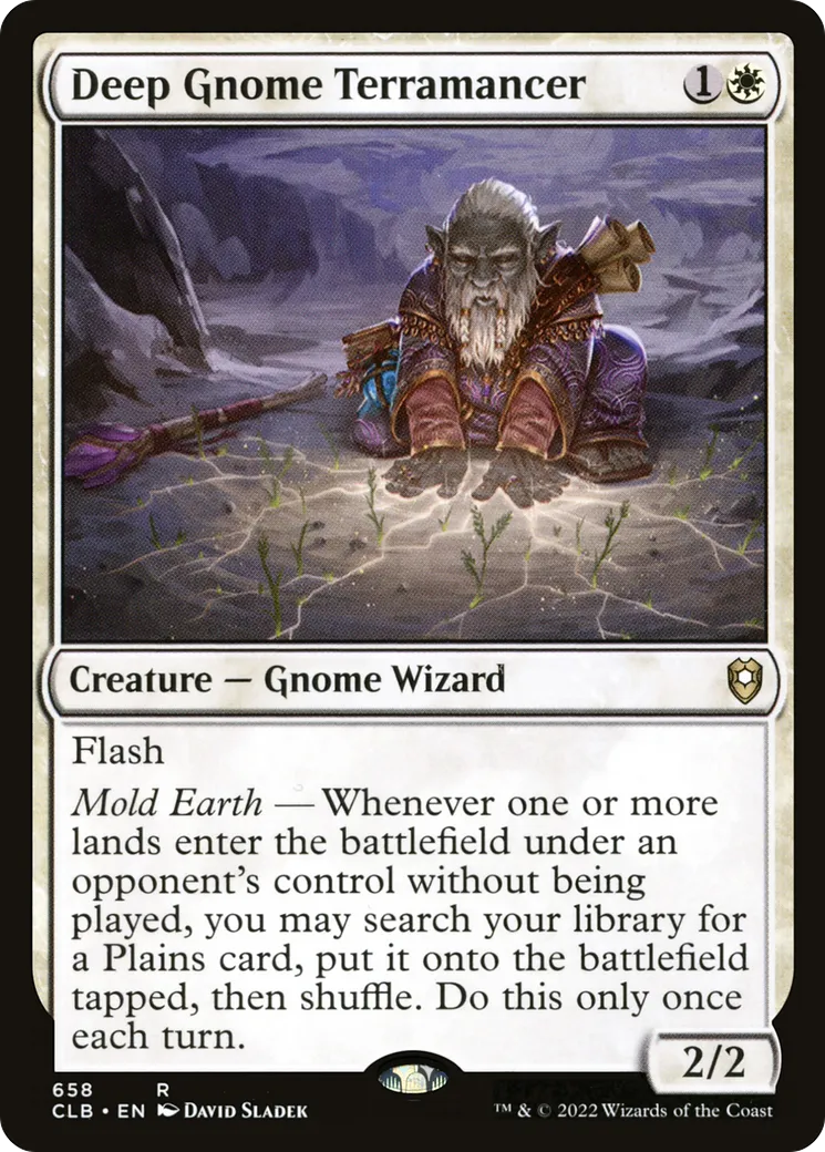 Deep Gnome Terramancer — Commander Legends: Battle for Baldur's Gate — Magic: The Gathering