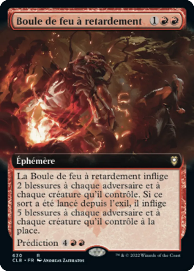 Boule de feu à retardement — Commander Legends: Battle for Baldur's Gate — Magic: The Gathering