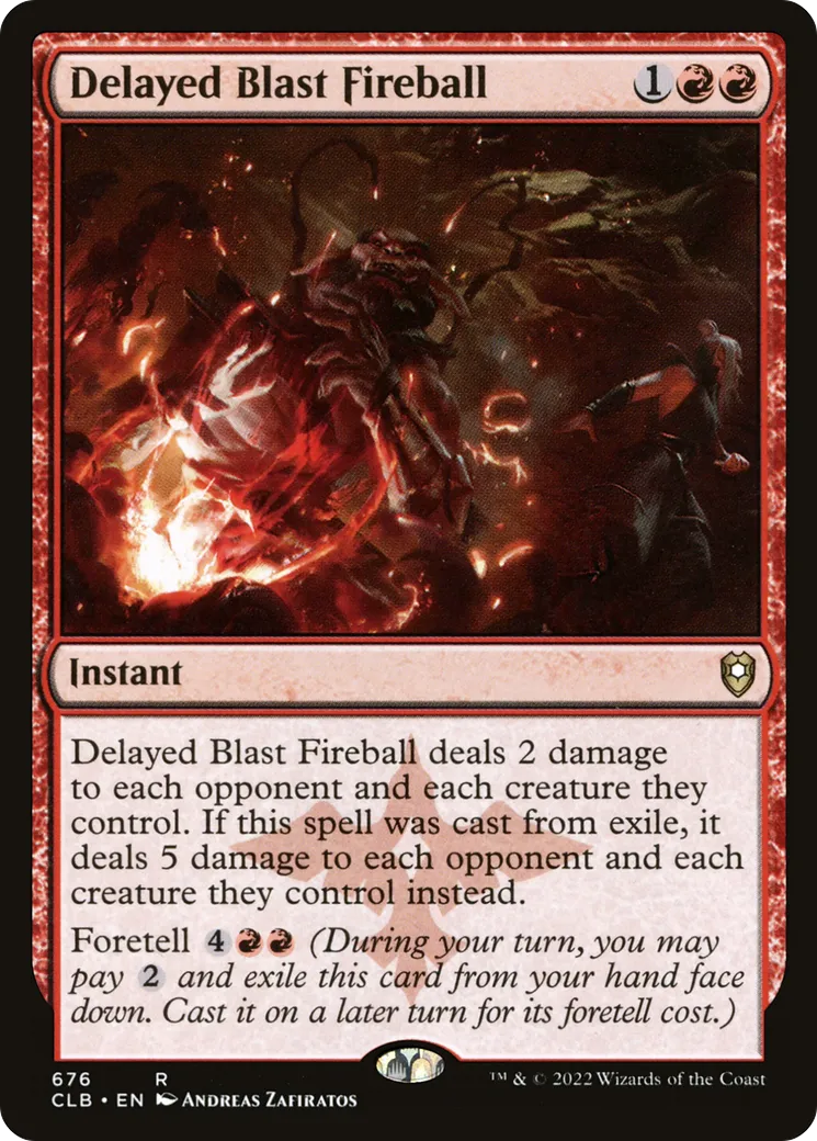 Delayed Blast Fireball from Commander Legends: Battle for Baldur's Gate - Magic: The Gathering